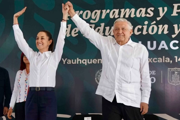 AMLO y Sheinbaum han visitado juntos 15 estados y en esta semana completarán 20