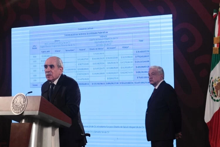Asegura Pablo Gómez que desde el 2021 la UIF investiga a Latinus por lavado de dinero y corrupción