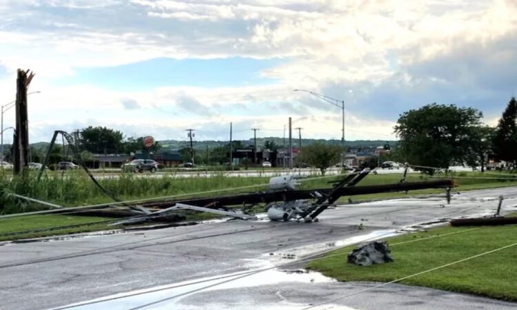 Un tornado violento azotó a Rome, Nueva York, dejando a su paso destrucción