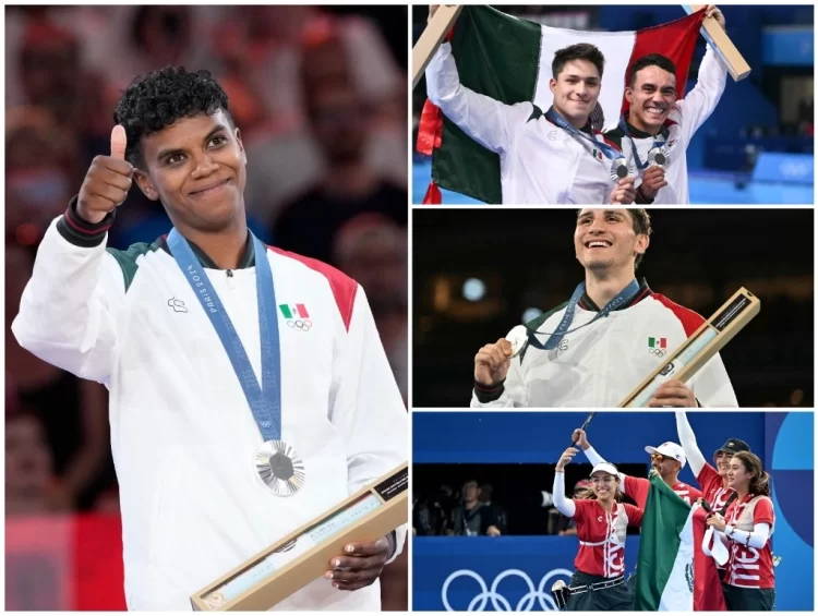 México, luz y sombra en JO de París: logra 5 medallas pero la de oro nunca llegó