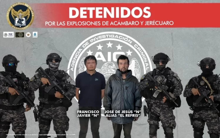 Militares y policías capturan a presuntos autores de la explosión de autos bomba en Acámbaro