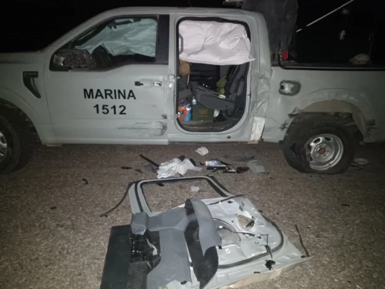 La Semar responde a ataque delincuencial y abate a 3 delincuentes en Sonora; hay 4 policías heridos