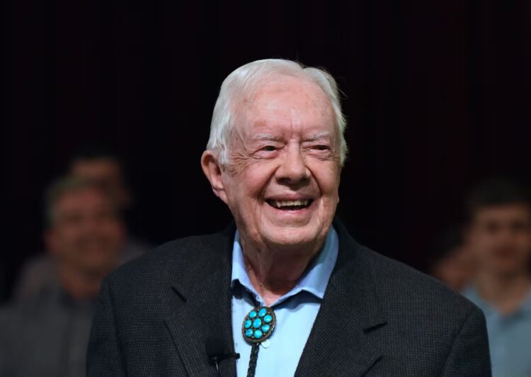 A los 100 años de edad falleció hoy el ex presidente de Estados Unidos Jimmy Carter