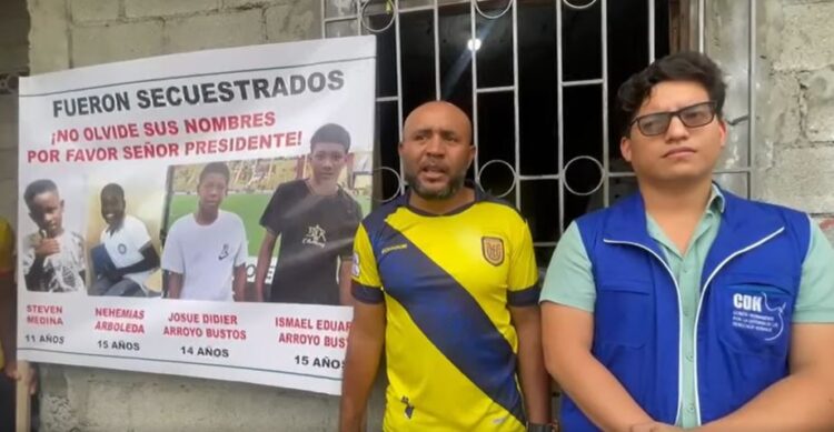 Desaparición de 4 menores y detención de 16 militares tambalea al gobierno ecuatoriano de Daniel  Noboa