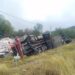 Sigue ‘acostadera’ de tráileres en carreteras de Tamaulipas: Ahora fue cerca de Hidalgo con chofer lesionado