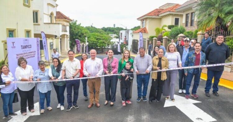 Ya están en marcha 14 obras de pavimentación en Tampico: Mónica Villarreal
