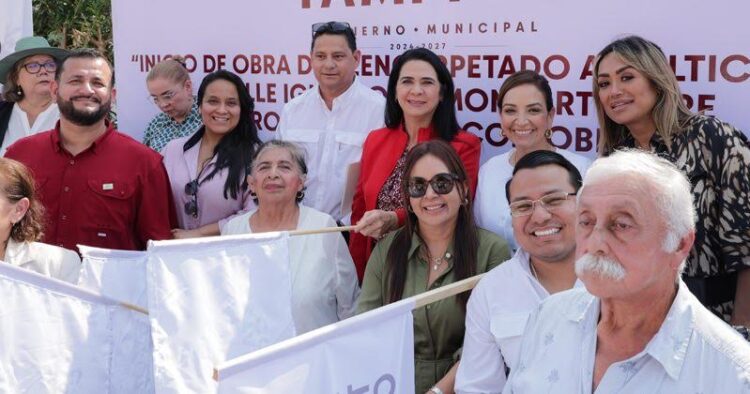 Continúa Mónica Villarreal mejorando la infraestructura vial del municipio de Tampico