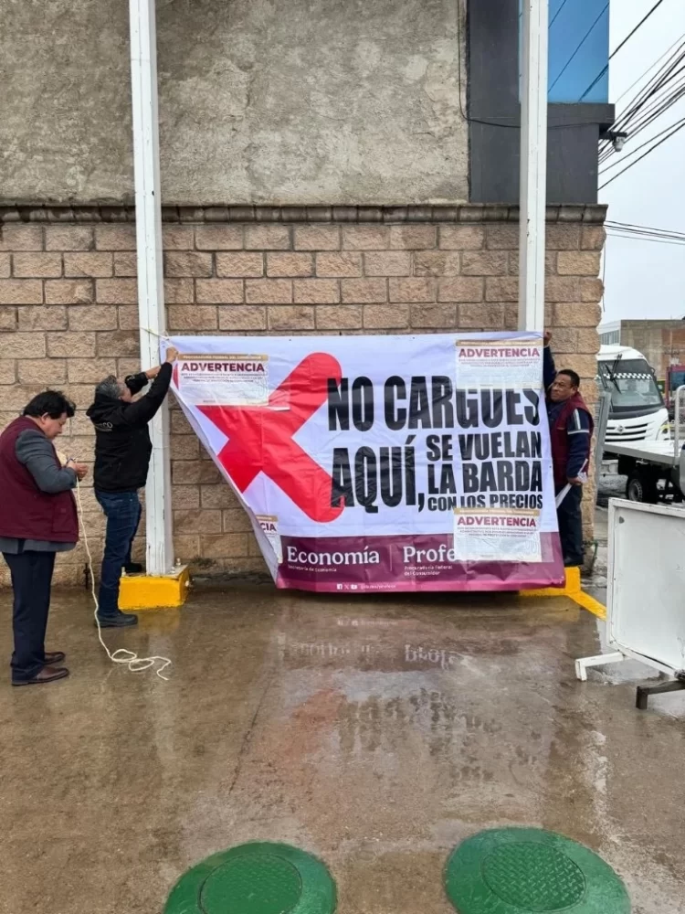 La Profeco denunciará ante la FGR a gasolinera de Durango que retiró sellos de advertencia
