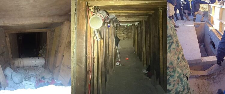 Dan a medios acceso a narco-túnel descubierto entre Ciudad Juárez y El Paso, Texas