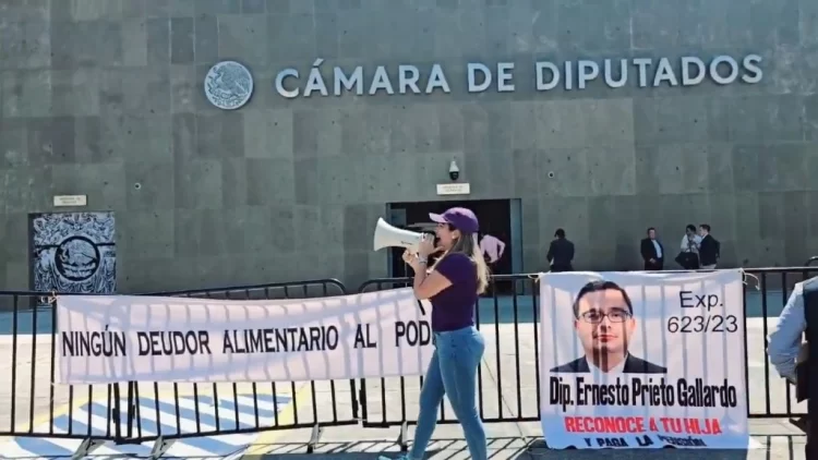 Activista exige a diputado federal de Morena pago de pensión alimenticia y reconocer paternidad de una hija