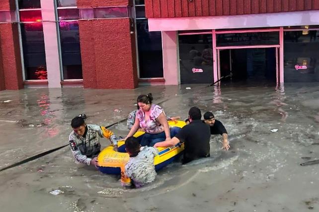 Implementa la Conagua operativo por inundaciones en Reynosa, Camargo, Río Bravo y Miguel Alemán