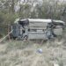 Tres adultos y un menor salvan la vida en accidente carretero en límites de Hidalgo y Villagrán