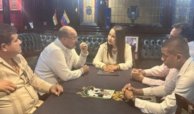 El secretario general de Gobierno se reúne en Tampico con la  embajadora de  Venezuela en México