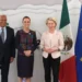 La presidenta de México se reúne con dirigentes del Consejo Europeo y de la Comisión Europea