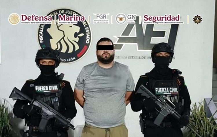 La SSPC informa detención de jefe de plaza de la delincuencia en municipios de Nuevo León