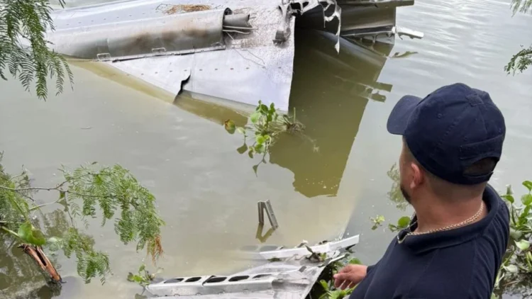 Evalúan impacto ambiental por caída de restos de cohete en playa de Matamoros, Tamaulipas