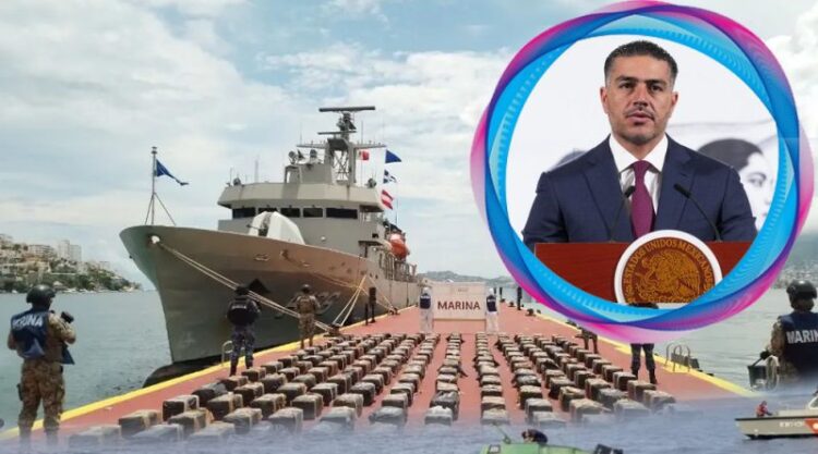 Anuncia SSPC aseguramiento de submarino de bajo perfil con 3.5 toneladas de ‘coca’ en costas de Guerrero