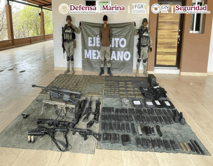 La SSPC anuncia fuerte golpe contra facción del Cártel de Sinaloa: Hay 17 detenidos con potente arsenal
