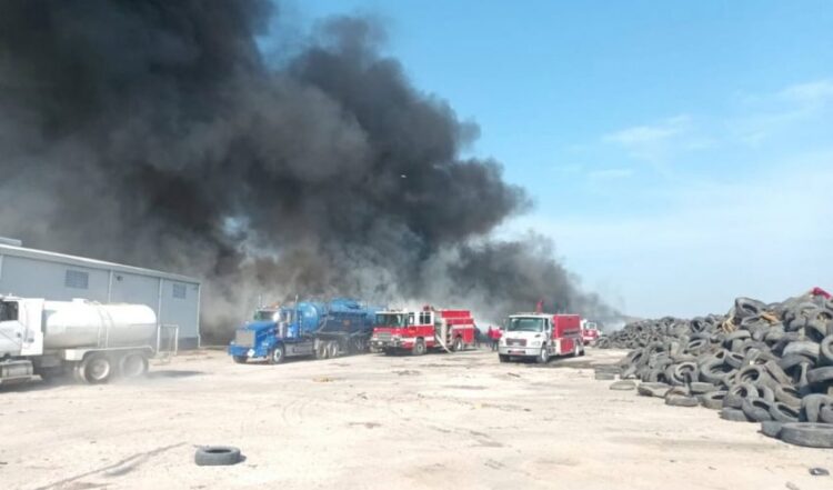 Advierte la PAUT que Fiscalía General de Justicia investigará quema ilegal de llantas en Reynosa