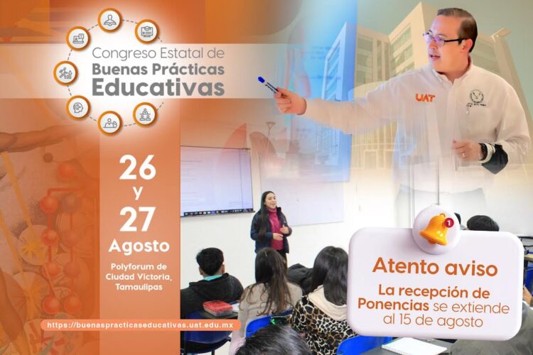 Reunirá la UAT en Victoria a más de mil docentes en congreso de prácticas educativas