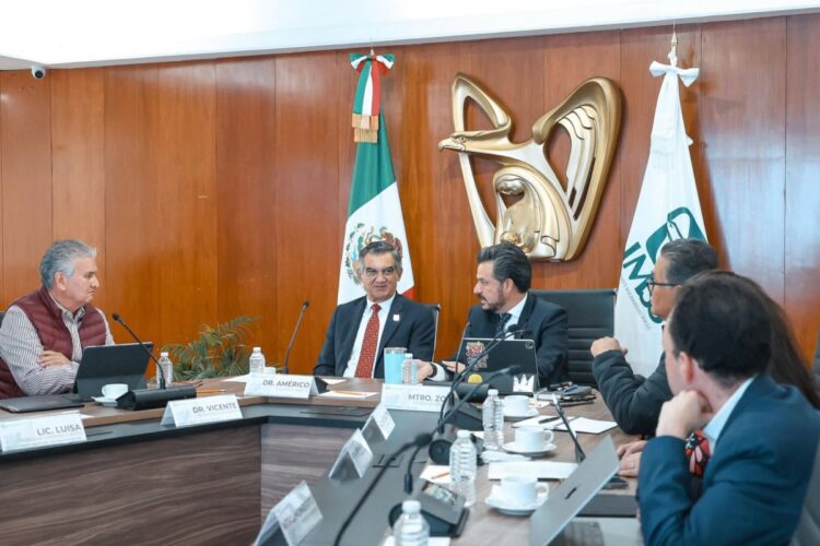 Acuerdan Américo y el director general del IMSS fortalecer la seguridad social e infraestructura en Tamaulipas