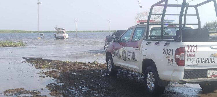 La GE activa el Plan Tamaulipas en municipio de Altamira por desbordamiento de laguna de Champayán