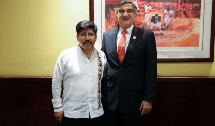 Se reúne Américo Villarreal con el ministro presidente de la Suprema Corte de Justicia de la Nación