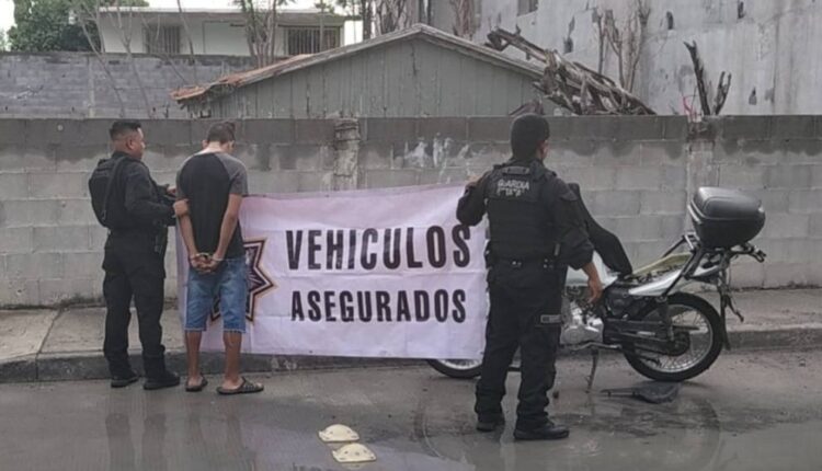 La GE localiza en Reynosa una motocicleta robada por 2 hombres armados en Río Bravo; detiene a uno