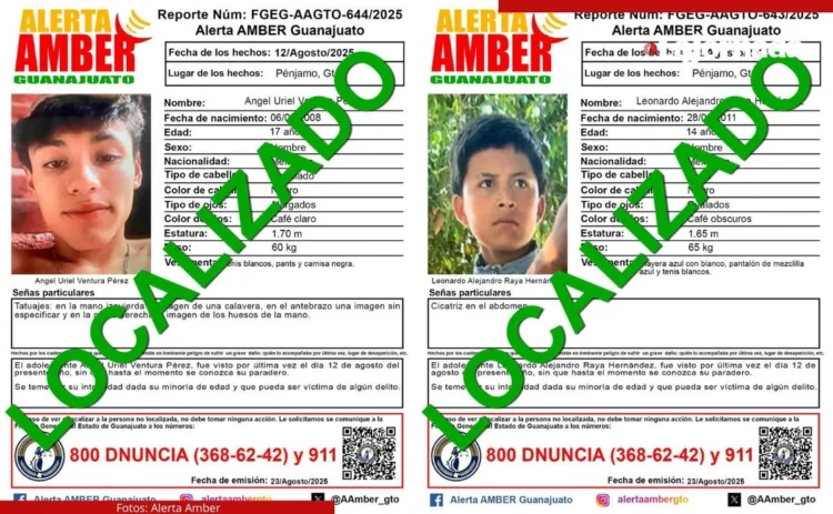 Fallece uno de los 2 adolescentes rescatados de un centro de operación del CJNG en Guanajuato