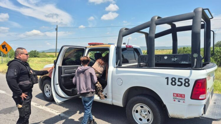 La GE localizó y resguardó ayer por la tarde  a 2 adolescentes originarios de Tamasopo, San Luis Potosí