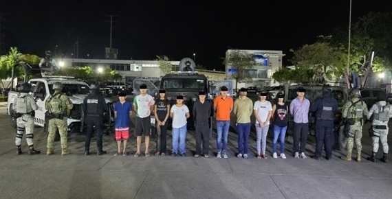 En el marco de la estrategia contra la extorsión el Gabinete de Seguridad detiene a 6 delincuentes en Tabasco