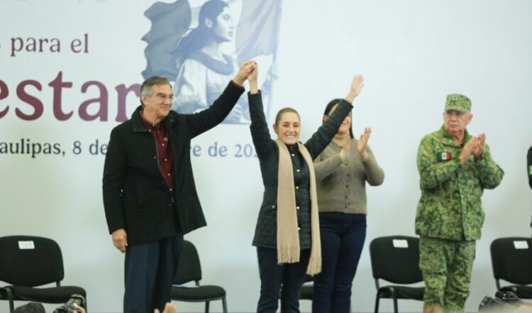 Reitera Presidenta todo su apoyo para consolidar la transformación en Tamaulipas