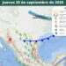 Tamaulipas: Prevén lluvias por ingreso de frente frío No. 4 a partir del jueves; persistirá calor