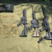 Aseguran armas, cartuchos y un vehículo con blindaje artesanal en San Fernando, Tamaulipas