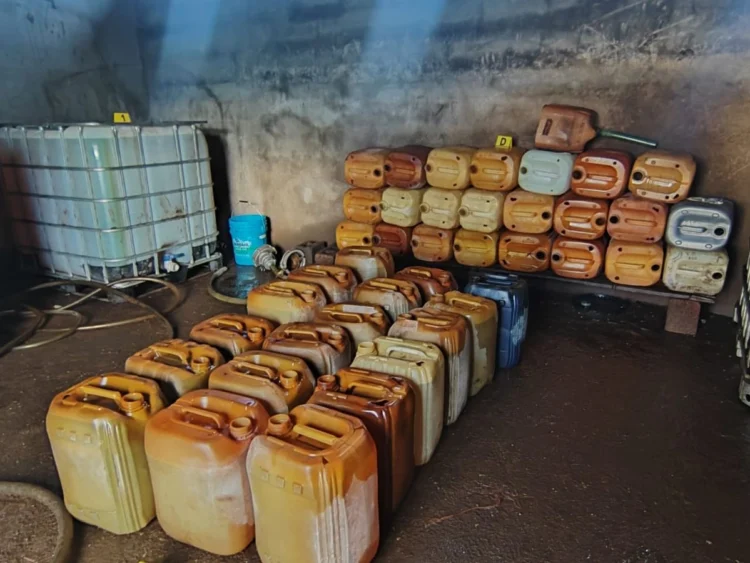 La FGR aseguró más de 6 mil litros de hidrocarburo en 4 cateos en municipios de Tamaulipas