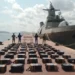 En operación marítima encabezada por Semar aseguran 1.6 toneladas de cocaína frente a costas de Guerrero