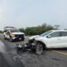 Accidente con lesionados cerca de Padilla obstruyó la carretera Victoria-Matamoros