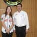 Rector de la UAT felicita a Edith de Leija, mejor tercera base del Campeonato Panamericano de Béisbol