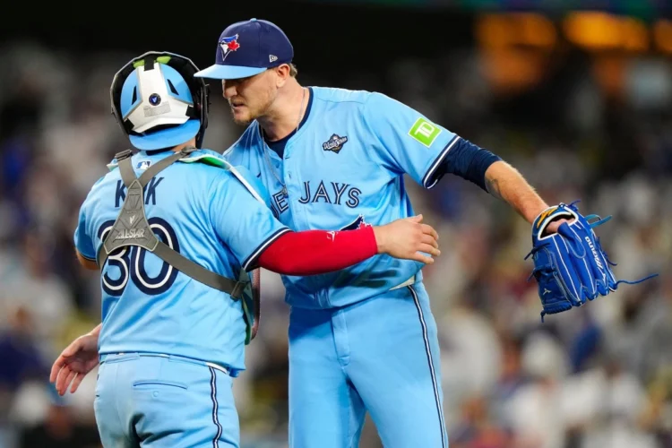 Azulejos gana 6-1 a Dodgers en el quinto juego y están a un partido de ganar la Serie Mundial