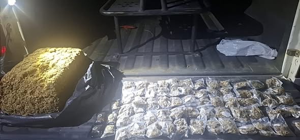 Gracias a denuncia ciudadana la GE asegura más de 5 kilos de marihuana en Matamoros