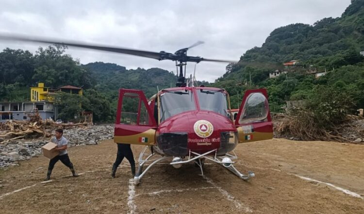 Tamaulipas envía apoyo a la población afectada por lluvias en Veracruz