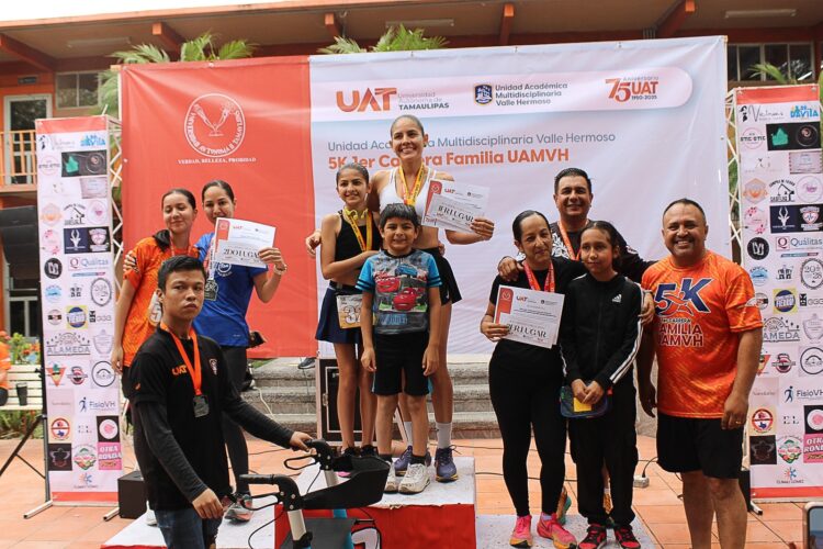 Realiza la UAT con éxito carrera pedestre en Valle Hermoso 