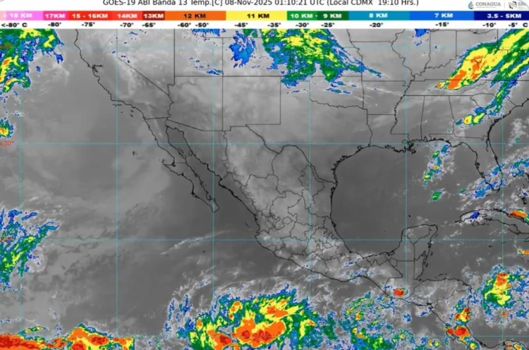 La SSPC y SNPC prevén  que frente frío 13 provocará este domingo fuertes lluvias en Tamaulipas