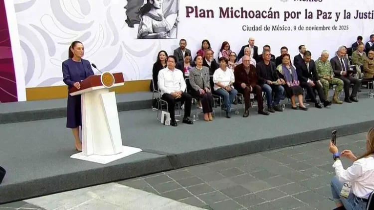 Presenta Shehinbaum el Plan Michoacán por la Paz y la Justicia: ‘No están solos’
