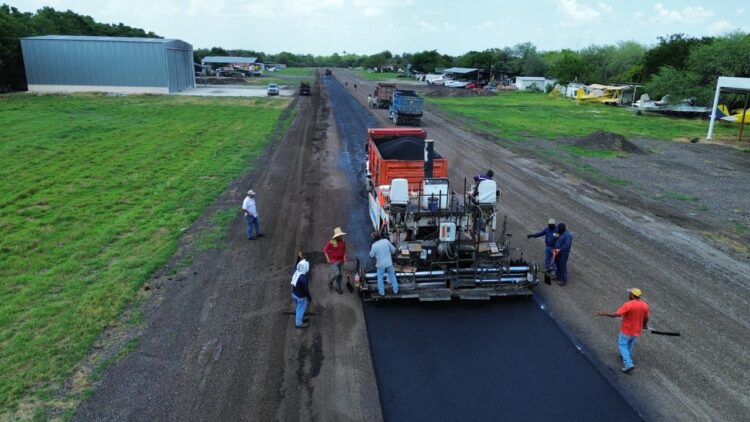 Rescata gobierno de Américo Villarreal aeródromo de Ciudad Mante para fortalecer al campo