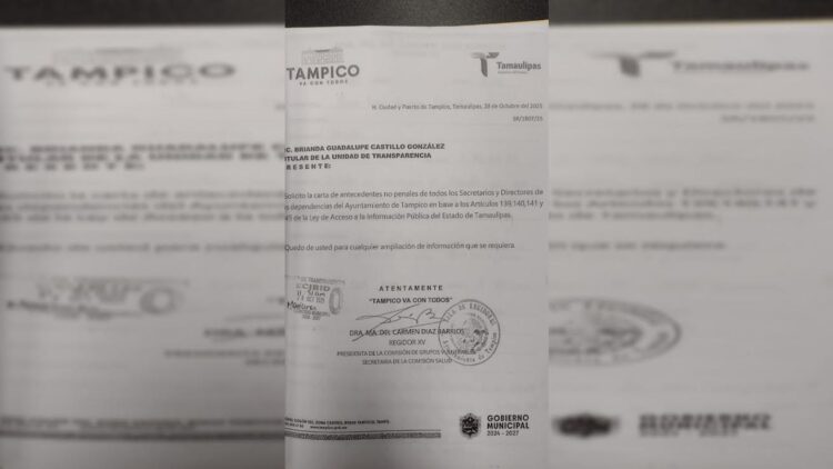 Con la ley en la mano instan a alcaldesa de Tampico a no encubrir a funcionarios con antecedentes penales
