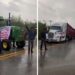 Tras encerrona de 13 horas Gobernación, transportistas y campesinos acuerdan fin de bloqueos carreteros