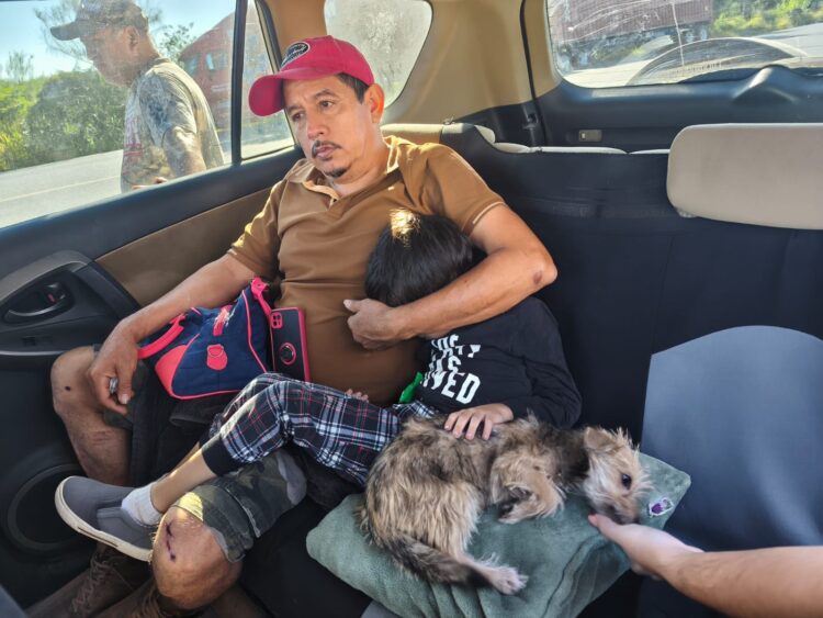 La GE resguarda a mascota y la reúne con familia después de accidente en área de Hidalgo