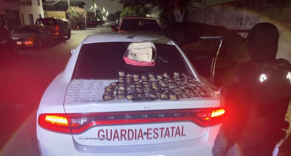 La GE asegura bolsas con narcóticos en Matamoros… pero el civil se escapa entre un baldío