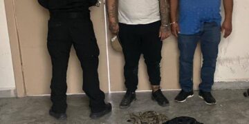 Reynosa: La GE asegura narcóticos, armas, un vehículo robado y detiene a 2 individuos